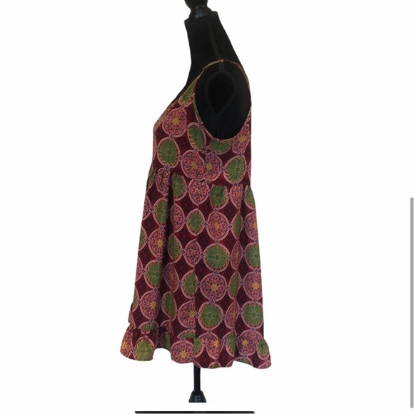 One Clothing pullover bohemian empire waist spaghetti strap tanktop extra large - Picture 3 of 9